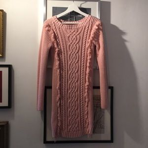 Knit dress rose, gap kids but fit small women